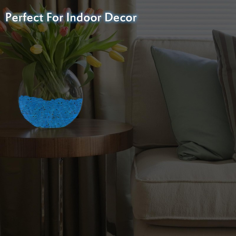 500pc Glow in The Dark Pebbles Outdoor Glow Stones for
