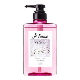 KOSE Jureme Relax Midnight Repair Shampoo (Straight & Rich), Pump, 16.2 fl oz (480 ml)