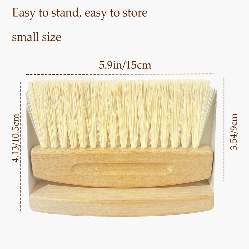 BSMstone Mini Broom and Dustpan Set Small Metal Dustpan and