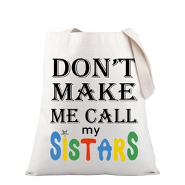 PLITI Order Of The Eastern Star Gift OES Sorority Gift Don’t Make Me Call My Sistars Tote Bag For Sorority Sisters (Call My Sistars TGCA)
