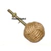 Samara Nautical Lot Of 6 Cabinet Knot Rope Knob/Jute Door