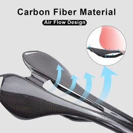 RXL SL Front seat mat Carbon Road Bike seat Carbon Bike Saddle Carbon Fiber Bike MTB seat for Cycling Carbon seat Road Bike 3K Glossy Fixie Bike,e-Bikes,Racing Bike seatpost Saddle