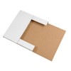 Aviditi M12121 Corrugated Easy-Fold Mailer, 12-1/2" Length x 12-1/2" Width