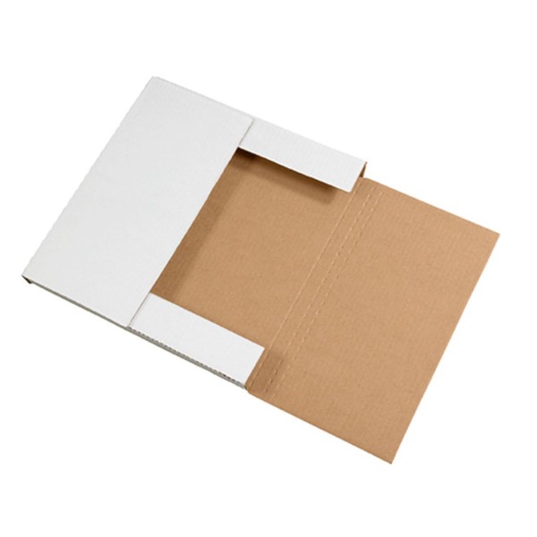 Aviditi M12121 Corrugated Easy-Fold Mailer, 12-1/2" Length x 12-1/2" Width
