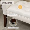 HOMCOM End of Bed Bench with Button Tufted Design, Upholstered