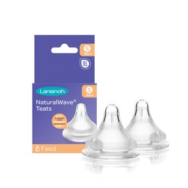 Lansinoh NaturalWave Slow Flow Teats (Pack of 2)