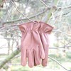 OLSON DEEPAK Leather Gardening Gloves for Women, Work Gloves, Cowhide