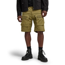 G-STAR RAW Men's 3D Regular Cargo Shorts, Green (Smoke Olive D22948-d308-b212)