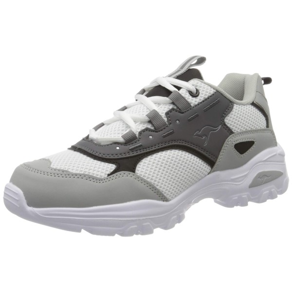 KangaROOS Women's Kw-coby Low-Top Sneakers, Grey Vapor Grey Steel Grey 2027, 3.5 UK