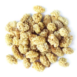 Food to Live Organic Dried White Mulberries, 1 Pound - Non-GMO, Unsulfured, Bulk