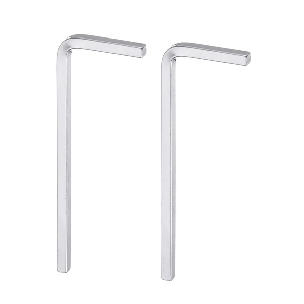 QUARKZMAN Pack of 2 L-shaped square head wrenches, 3 mm