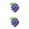 Fruit Magnetic Refrigerator Sticker, Creative Particle Magnetic Sticker (Blueberry, 2
