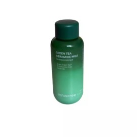 Innisfree 이니스프리 그린티 세라마이드 밀크 보습 에센스/수분 속건조 장벽 화잘먹 160ml, 1개 Innisfree Green Tea Ceramide Moisturizing Essence/Hydrating Quick Absorbing Barrier 160ml, 1ea