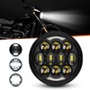 DOT Approved 80W 5-3/4" 5.75" Round LED Projection Headlight Compatible