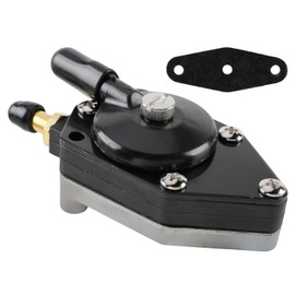 AUTOKAY 438556 Outboard Fuel Pump with Gasket 2 Nipples for Johnson Evinrude 433387 20-140 hp 48/90/115 18-7352