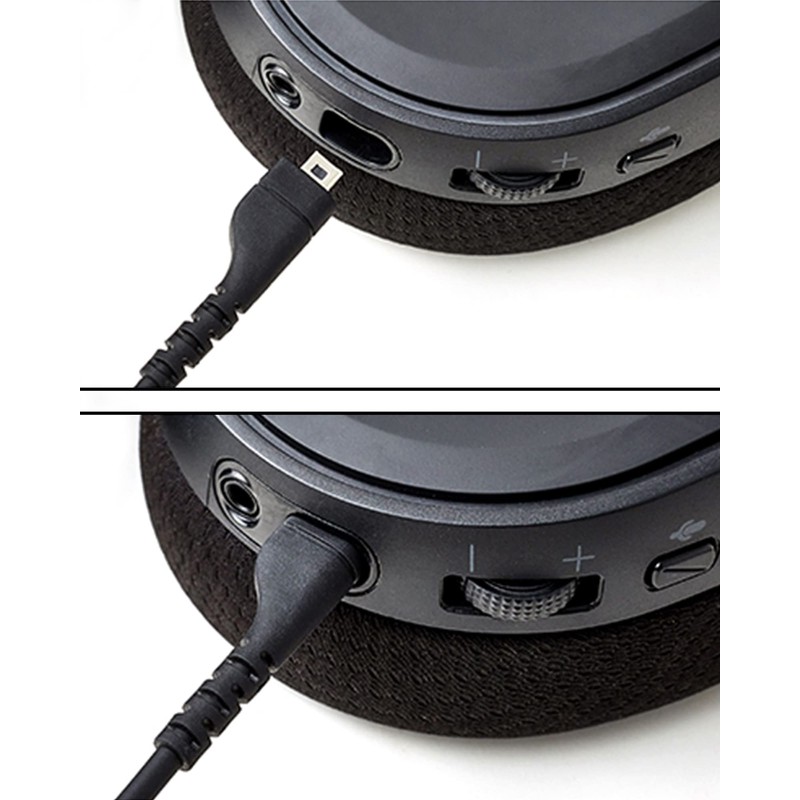 FBBULES 1.2m/2m Replacement Audio Cable Black Replacement Cable Arctis Pro