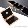 Saxophone Clarinet Reed Case Solid Wood 5-Reeds Holding Storing Box