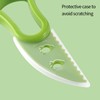 3-in-1 Multifunctional PP Avocado peeler Pulp Separator Meat Scraper Creative