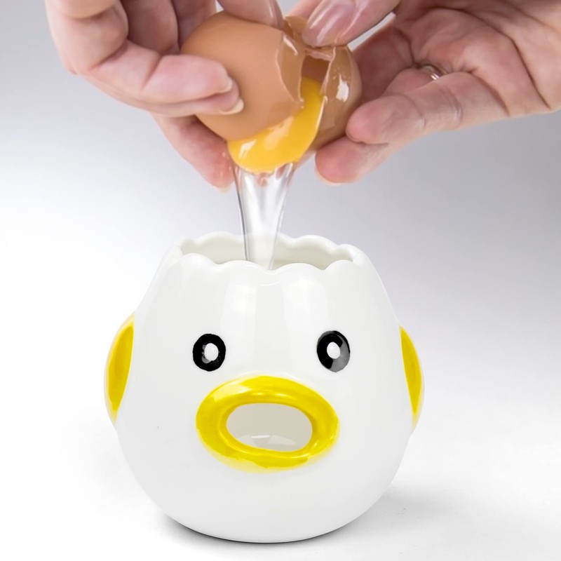 Pack of 2 Egg Separators Chicken, Egg Separator Ceramic, Egg