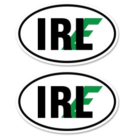 Irish Wholesale IRL Erin Classic Euro Style Double Ireland Irish Decal Sticker