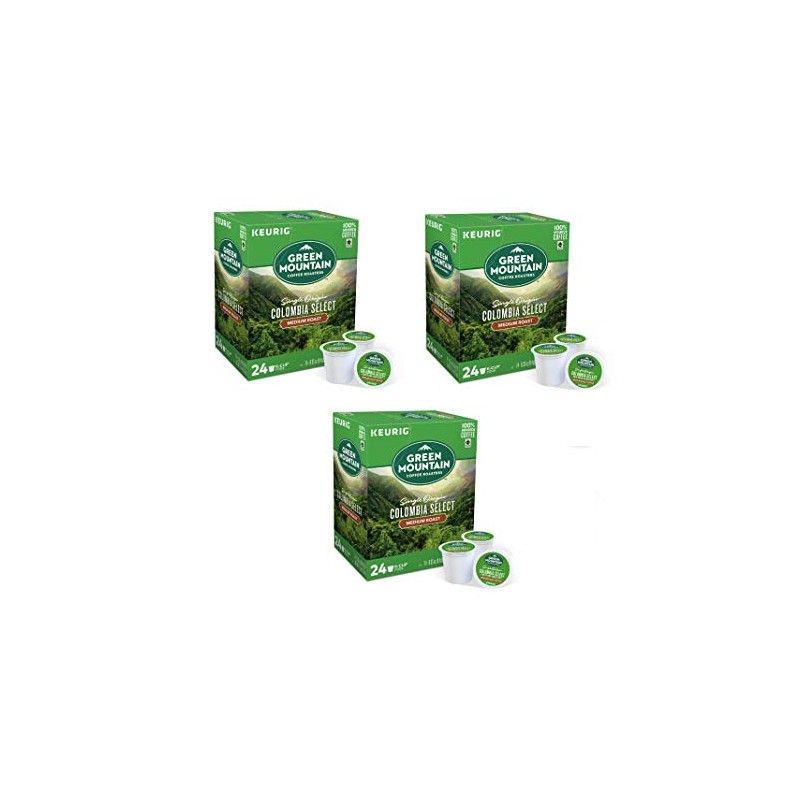 Green Mountain Coffee Colombian Fair Trade Select K-Cups, 72 Count