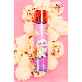 So French Body Mist for Women – Long-Lasting Body Spray – Refreshing Scented Perfume Fragrance – 8 Fl Oz (VANILLA ICE CREAM)