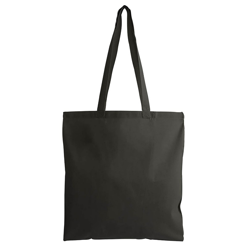 Generico Artexia Women's Cotton Shopping Bag Canvas Tote Bag, black