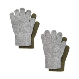 Celavi Unisex Baby Magic Gloves Finger Gloves, Military Olive