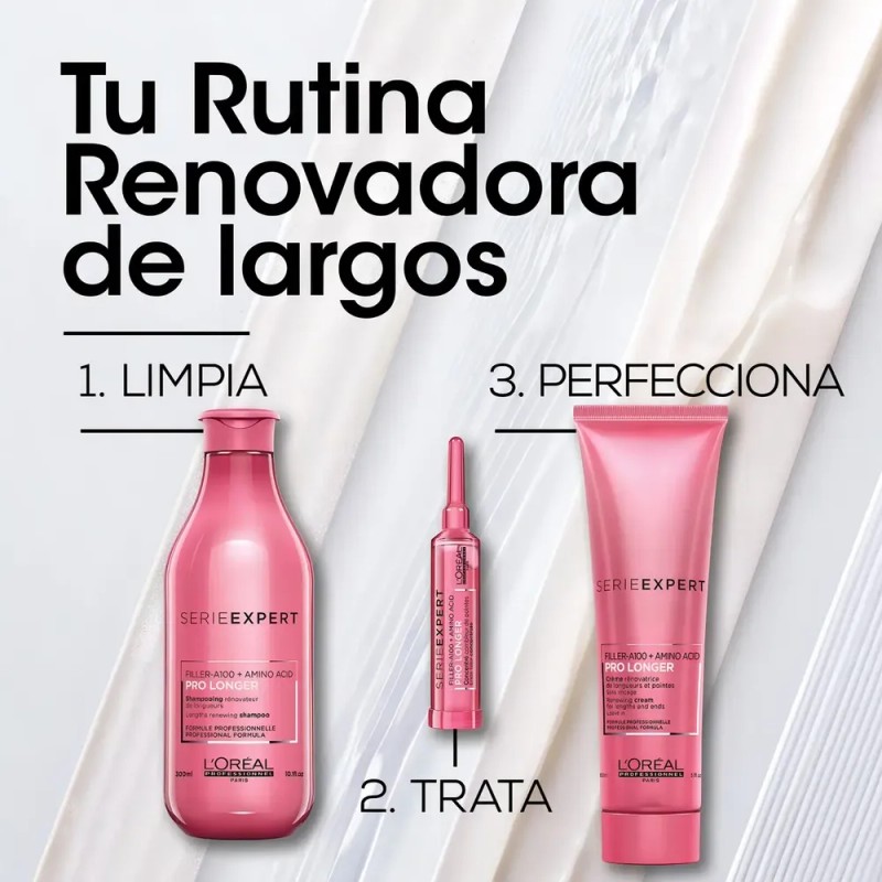 Shampoo Renovador Para Cabello Más Largo Pro Longe 300ml