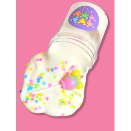 Mickey Mouse Glow Pop Slime Kit – Sensory Toy for Kids Ages 8+ - UV Light Reactive Neon Slime, Captain Crunch Scented, Thick & Glossy Texture, 4oz - Hoshimi Slimes