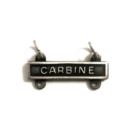 U.S. Army Carbine Silver Oxidized Qualification Bar (each)