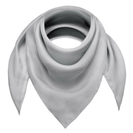 Basic Sense Square Chiffon Scarf Retro Lightweight Neck Scarves Bandana for Women, Grey