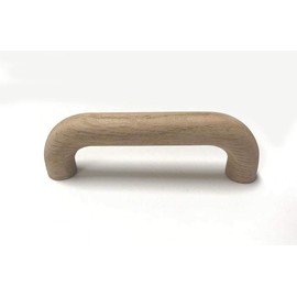 3" Wood Pull in Unfinished Red Oak – 10 Pack