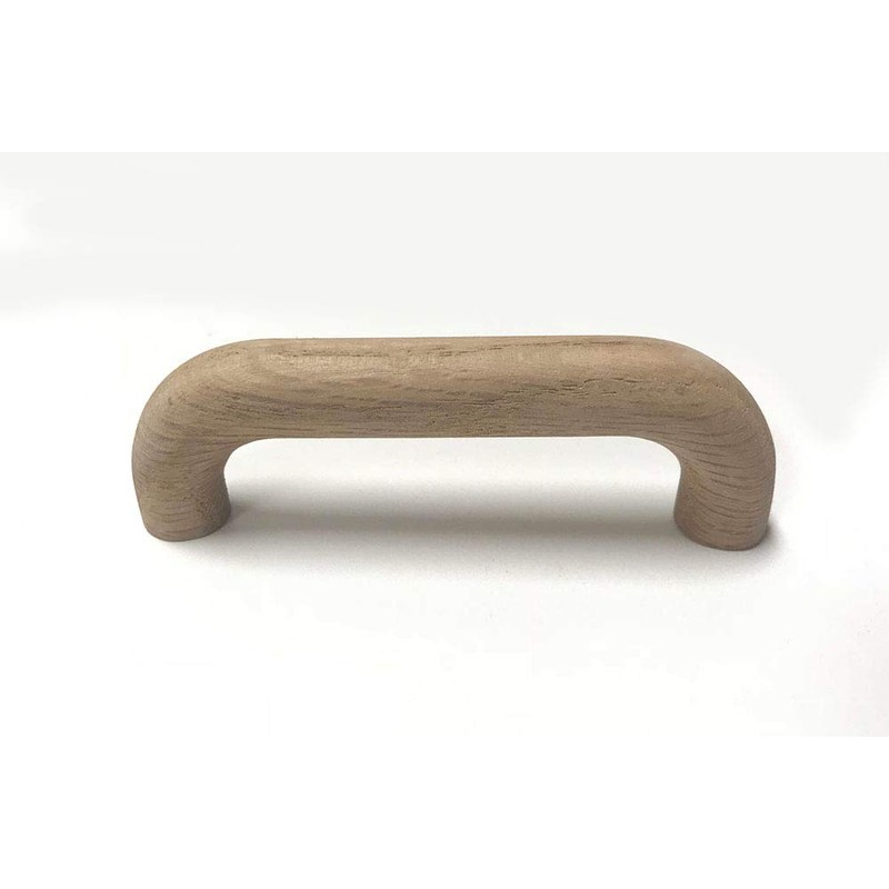 3" Wood Pull in Unfinished Red Oak – 10 Pack