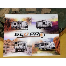2017 GEO PRO Rockwood G17RK G19FD Trailer Camper RV Color Brochure