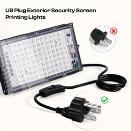 Caydo 50W LED Exposure Unit for Screen Printing, UV Screen Printing Light with Retractable and Adjustable Stand for Screen Printing and Cyanotypes
