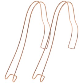 Holibanna 2PCS Metal Sandal Shoes Display Stainless Supports Shaper Forms Inserts Display Rack High Heel Support for Mall Store Home Shop(Rose Gold)