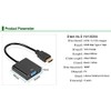 Alextry HDMI to VGA Adapter Converter Male to Famale 1080P