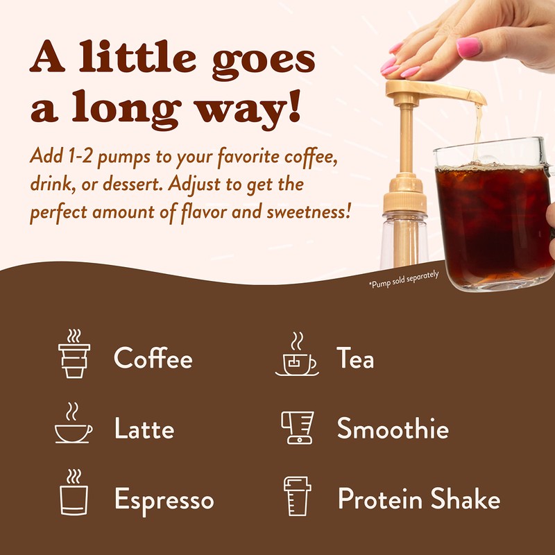 Jordan's Skinny Syrups Vanilla Caramel Creme, Sugar Free Flavoring Syrup,