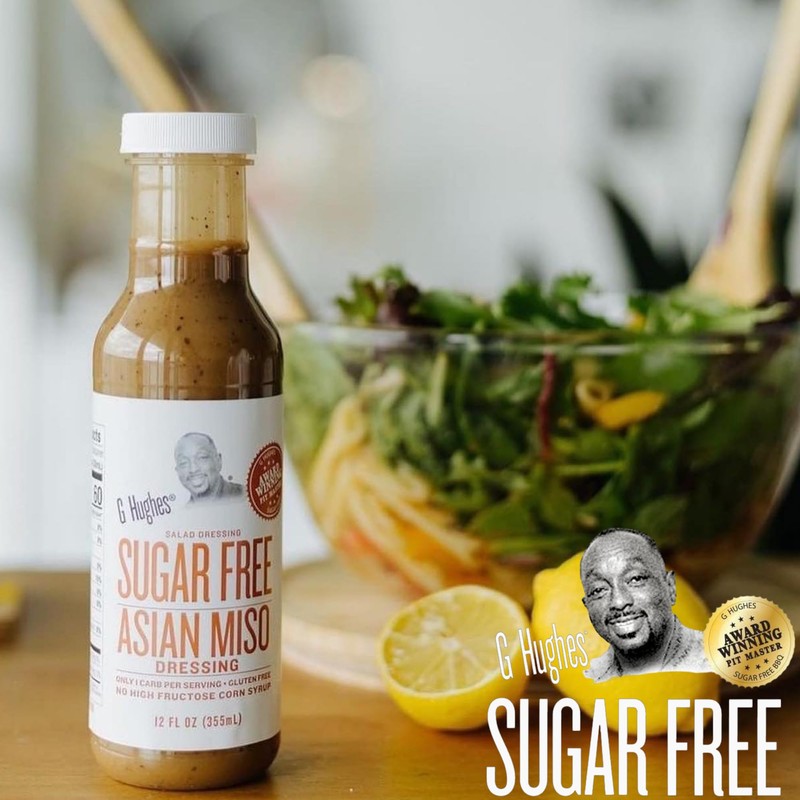G Hughes Sugar Free Asian Miso Dressing - Asian Salad