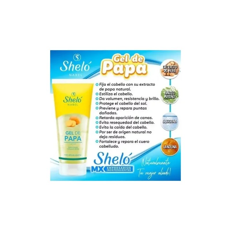 Shampoo De Papa + Aceite De Papa + Gel De