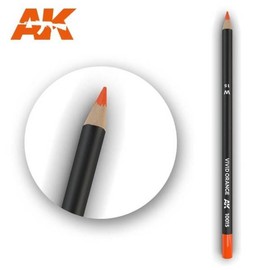 CAK10015 Water-based Pencil for Weathering - Vivid Orange / CAK10015 웨더링용 수성 연필 - 비비드 오렌지