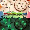 30 Pcs Glow Rave Trinkets Festival Smile Hair Clip Rave