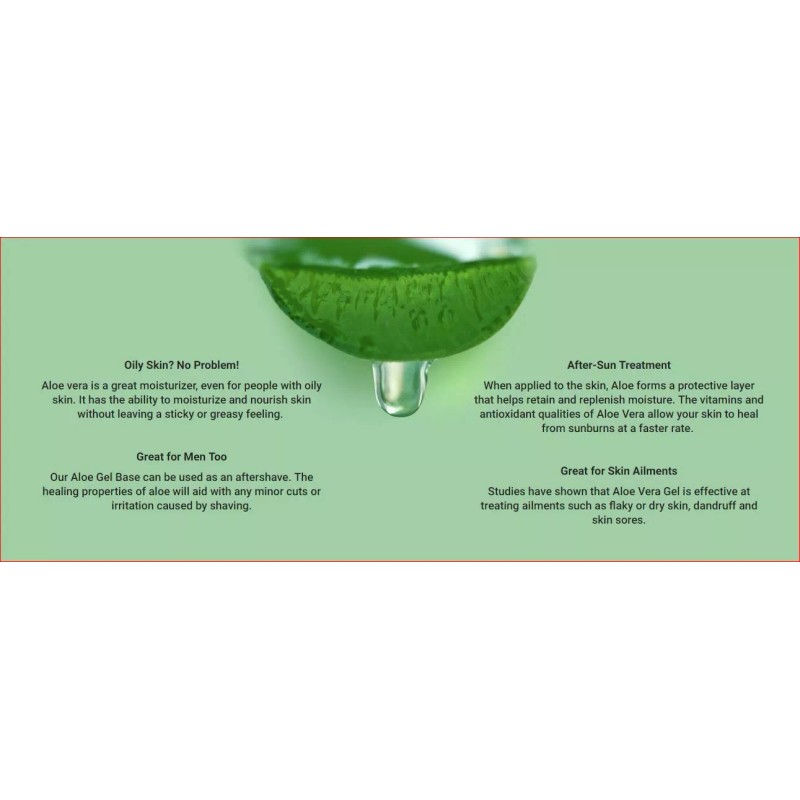Crema hidratante de aloe vera orgánico puro cuidado de la