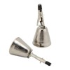 VGEBY 2pcs Fishing Rod Clamp Warning Bell Metal Iron Plating