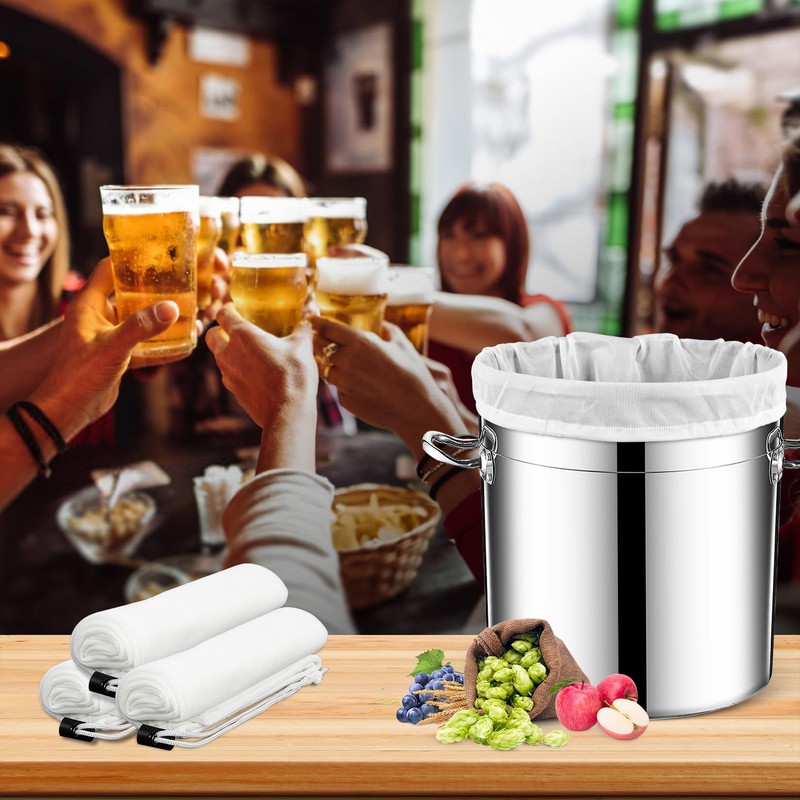 Brew Bags Reusable - 3 Pack 26" x 22" Large