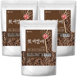 Domestic Hovenia berry fruit 500g 3 packs Hovenia fruit tea / 국산 헛개나무 열매 지구자 500g 3개 헛개열매차