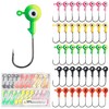 OROOTL Fishing Jig Heads Hooks Kit, Crappie Jig Heads for
