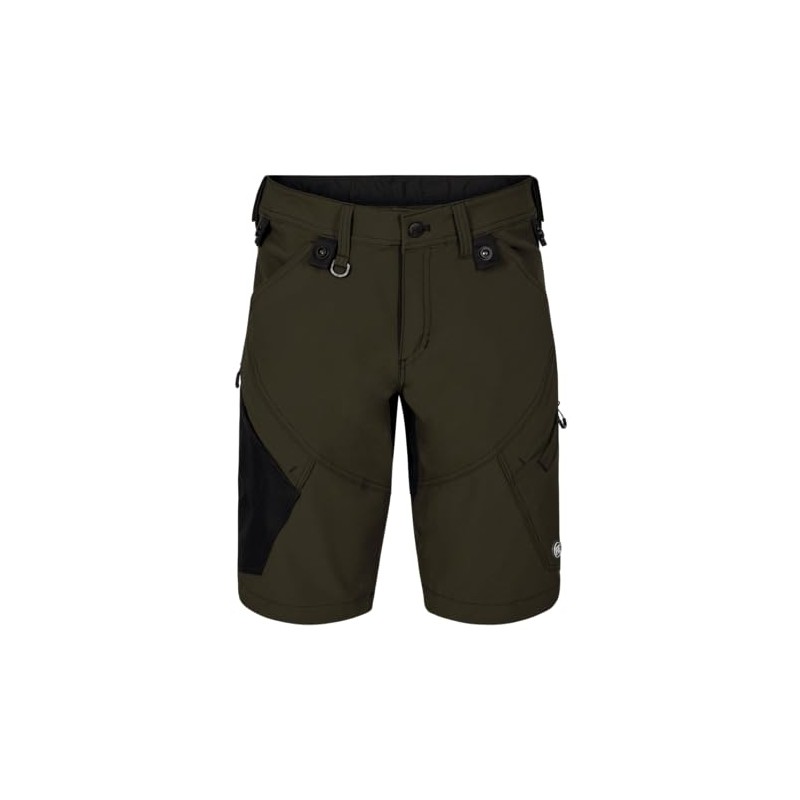 FE Engel Craftsman Work Shorts with 4-Way Stretch, olive green