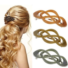 3 Pcs Vintage French Barrette Clips, Stylish Hair Accessories for Women & Girls (color 2)